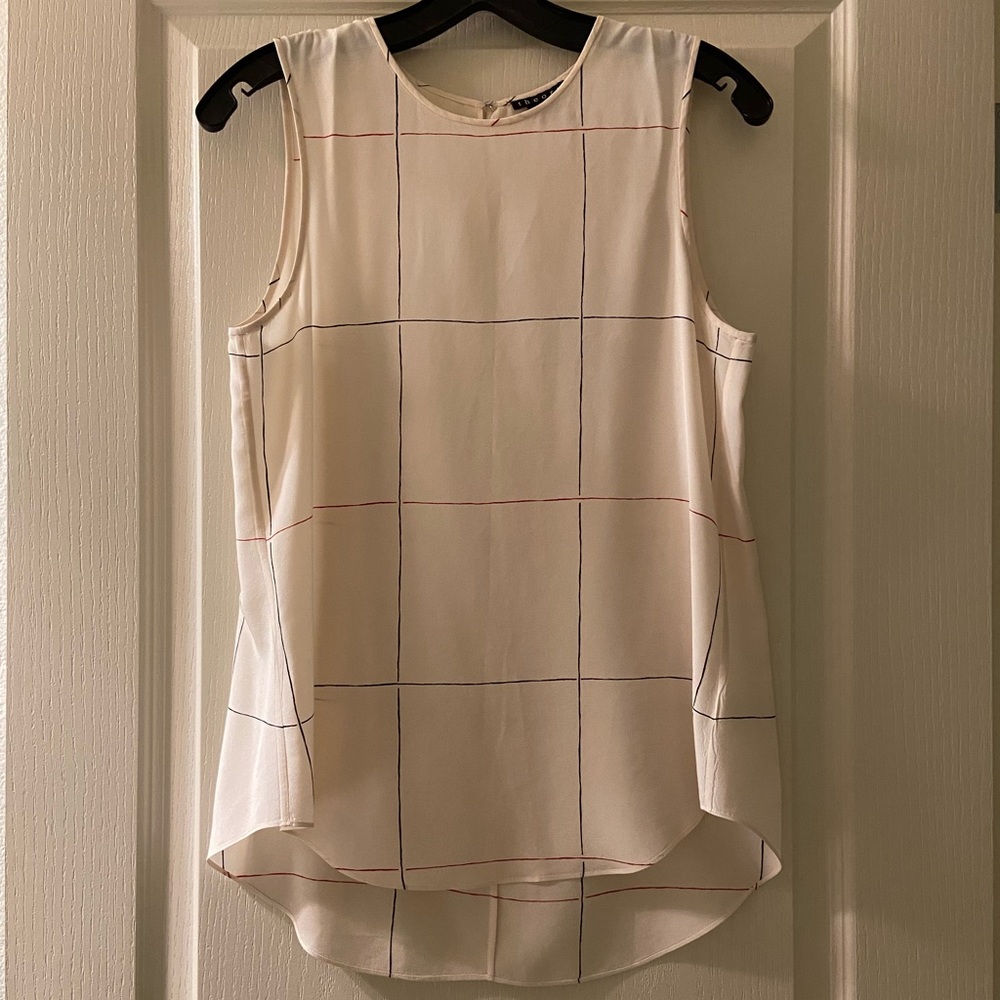 Theory silk top, size small